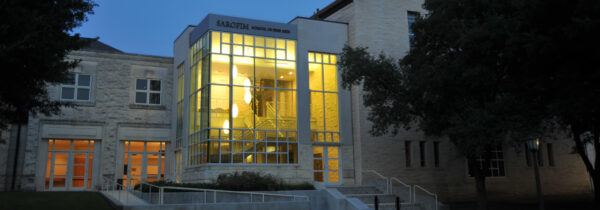 Building on Southwestern University campus